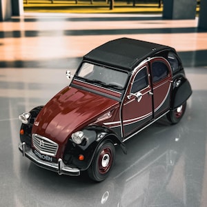 1984 Citroen 2CV6 Charleston | Diecast Model Car | 1/24 Scale Vintage Model Car | Licensed Model Car