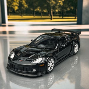 Chevrolet Corvette C6-R 2010 | Modèle réduit de voiture moulé sous pression | Échelle 1/36 | Cadeau