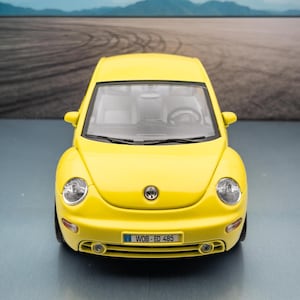 1998 Volkswagen New Beetle DieCast Modellauto | Maßstab 1:18, Vintage