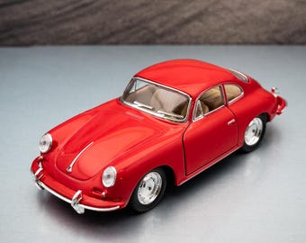 Porsche 356B Carrera 2 Diecast Model Car | 1/36 Scale, Personalised License Plate