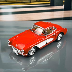 1957 Chevrolet Corvette Vintage Diecast Model Car | 1:18 Scale - Etsy