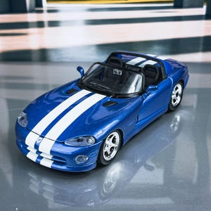 Dodge Viper RT10 del 1997 / Dodge originale con licenza / Modello di auto d&#39;epoca / Modello di auto pressofusa