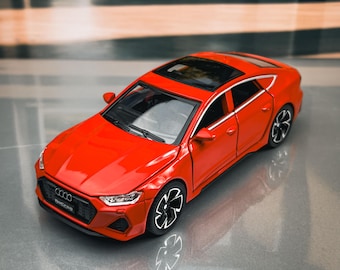 Audi A7 Sportback 1:43 Miniature Spark White - Etsy UK