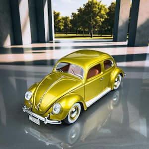 1955 Volkswagen New Beetle | Diecast Model Car | Vintage Model Car | Volkswagen Die cast | Scale 1:18 | Die-Cast Model | Gift