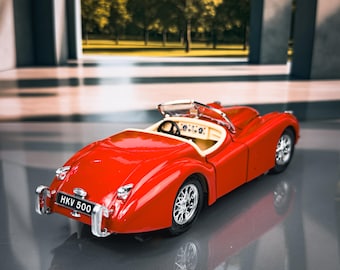 1948 Jaguar XK 120 Roadster | Diecast Model Car | Vintage Model