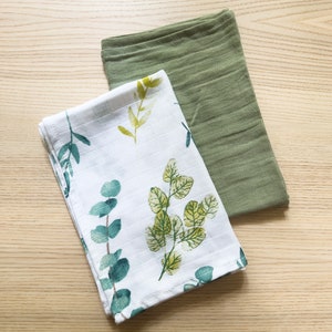 100% Cotton Kitchen Towel 45x65 cm | Organic Cotton Muslin Set | Gift