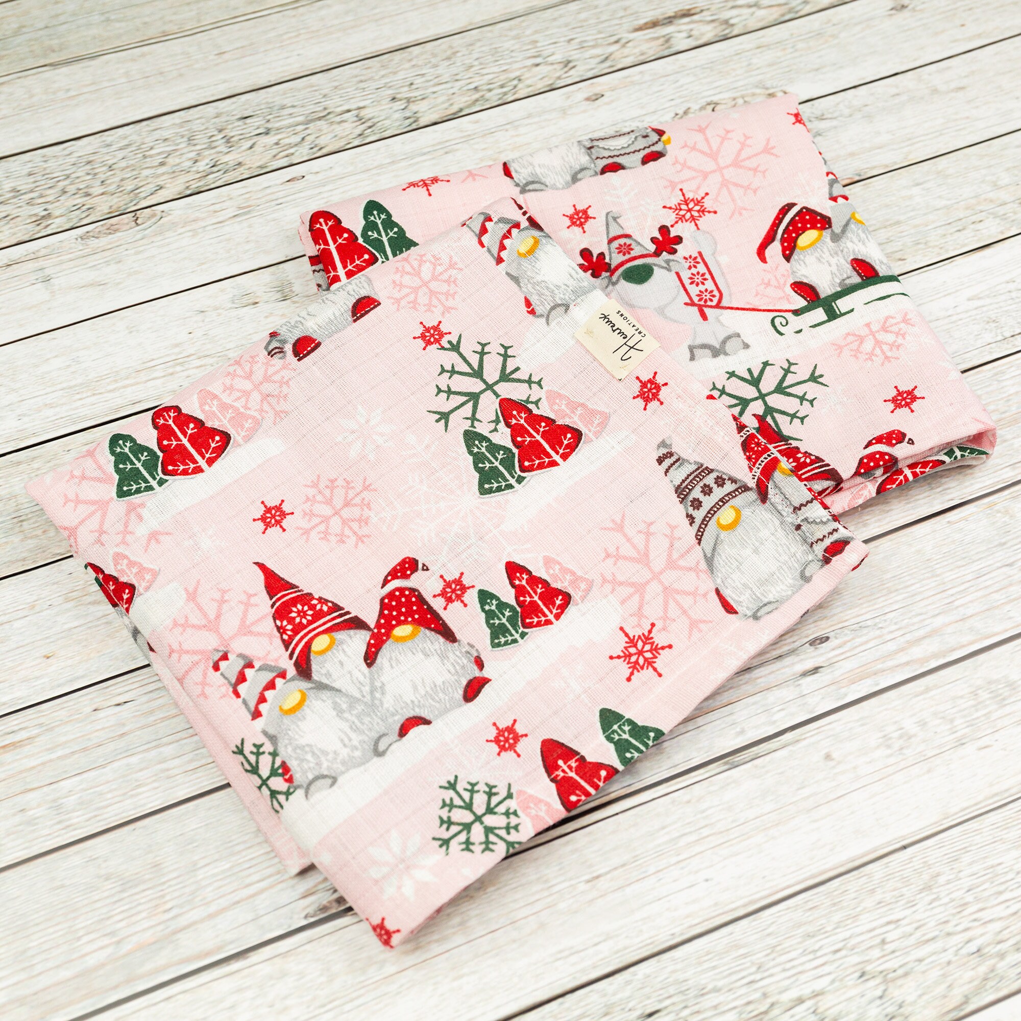 Super Soft Gnomes Christmas Muslin Blanket / 70x80 cm / 100 Etsy