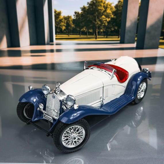 1932 Alfa Romeo 2300 Spyder | Die Cast Model Car | Vintage Model