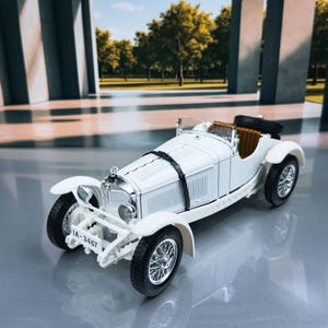 1931 Mercedes Benz SSKL | Die Cast Model car | Vintage Model Car | Mercedes Benz Die-cast | Scale Model Car 1:18 | Collector&#39;s Gift
