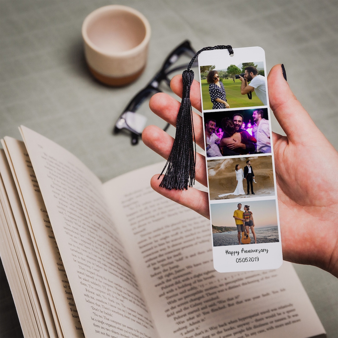 Personalised Metal Photo Bookmark | Keepsake Bookmark Gift | Gift for ...