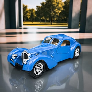 1936 Bugatti Atlantic | Diecast Model Car | Vintage Model Car | Bugatti Diecast | Scale 1:24 | Collector&#39;s Gift