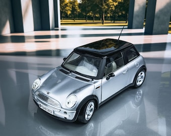 ミニクーパー、新型ミニハッチ、モデルメタルカー、スケール1/38モデル