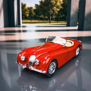 1948 Jaguar XK 120 Roadster | Diecast Model Car | Vintage Model Car | Jaguar Diecast | Scale 1:24 | Collector&#39;s Gift