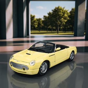 2000 Ford Thunderbird | Die Cast Model car | Vintage Model Car | Ford Diecast | Scale Model Car 1:24 | Gift