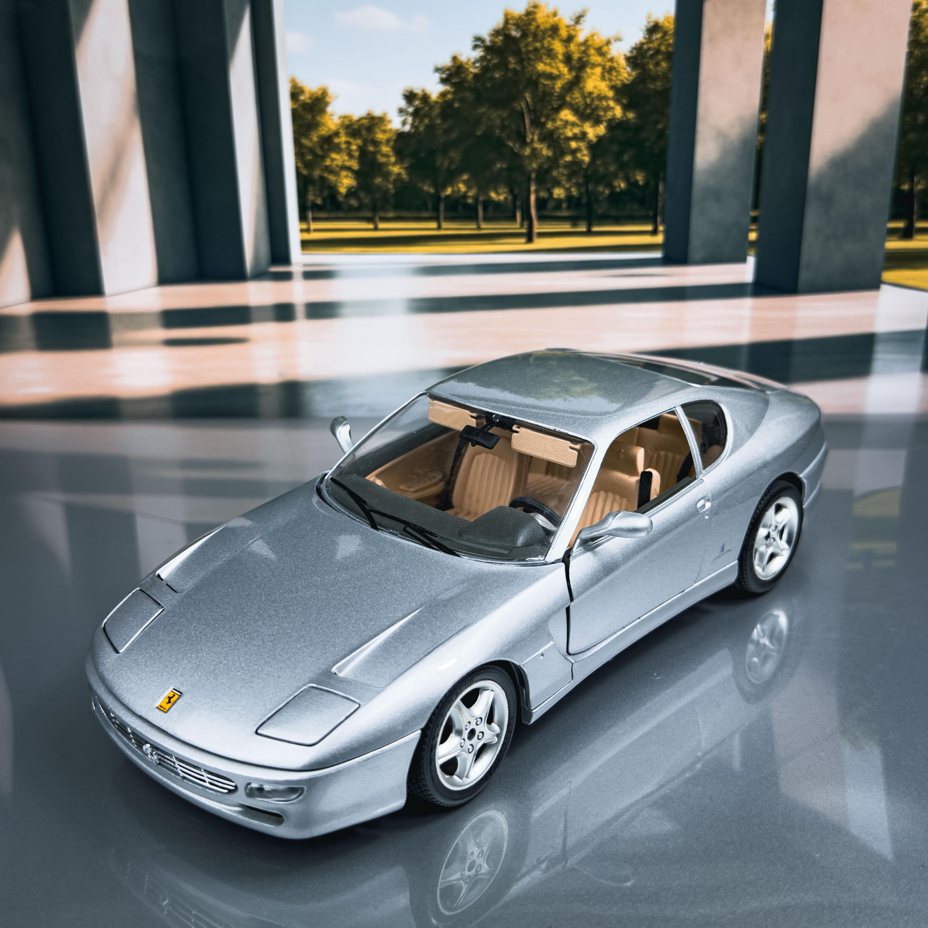 Miniature Minichamps 1/43 Ferrari 456 GT 2+2 1992 - Collection Schumacher