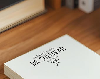 Personalized Doctor Graduation Post-it Notes, Custom Name Sticky Notes