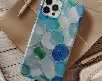 Sea Glass Phone Case for iPhone, Samsung, or Google Pixel