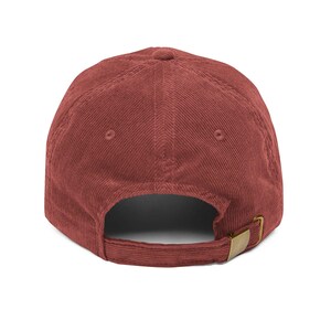 Embroidered Kiwi Bird Corduroy Hat, New Zealand Baseball Cap image 3