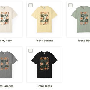 Comfort Colors I Could Be Meaner Shirt, Boho Floral Tee Gift for Her S-4XL image 7