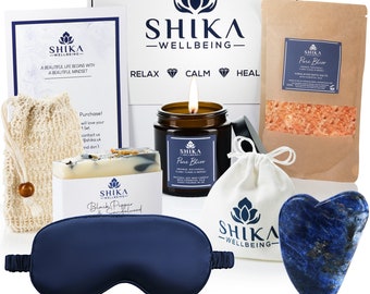 Pure Bliss Relaxation Aromatherapy Self Care Pamper Gift Set Pampering and Relaxation to Help Sleep and De-Stress – Bath and Shower Sets