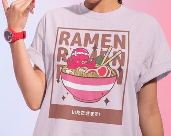 Kawaii Ramen Ramen Ramen | harajuku aesthetic| Pastel Goth clothing| fairy kei clothing T110