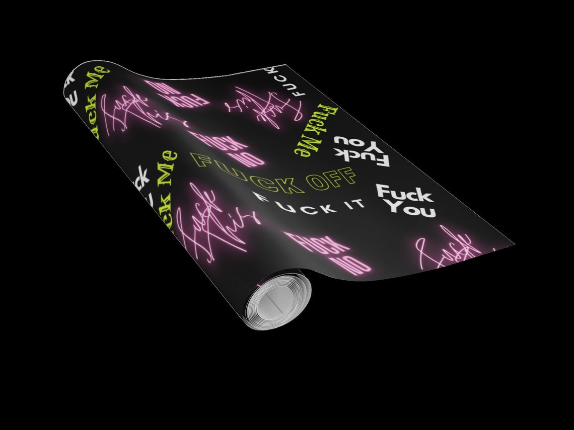 Inappropriate Fck Wrapping Paper. Perfect for Retirement Etsy