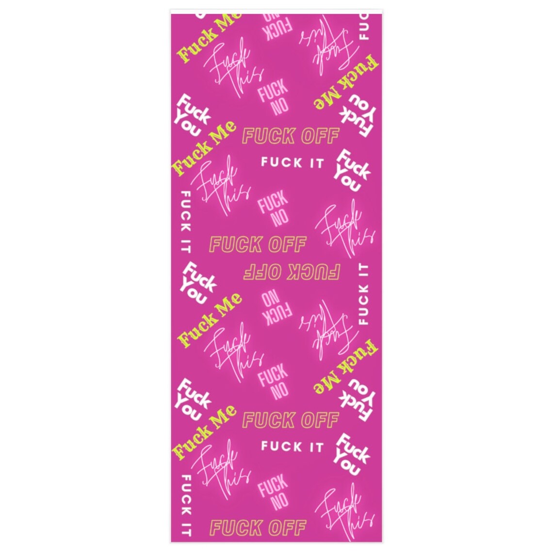 Inappropriate Fck Wrapping Paper. Perfect for Retirement Etsy