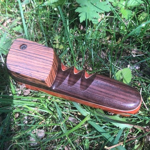 4&quot; Handcarved Laminated Pipe with Swivel Top