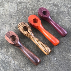 4&quot; long Exotic Hardwood Hand Pipe