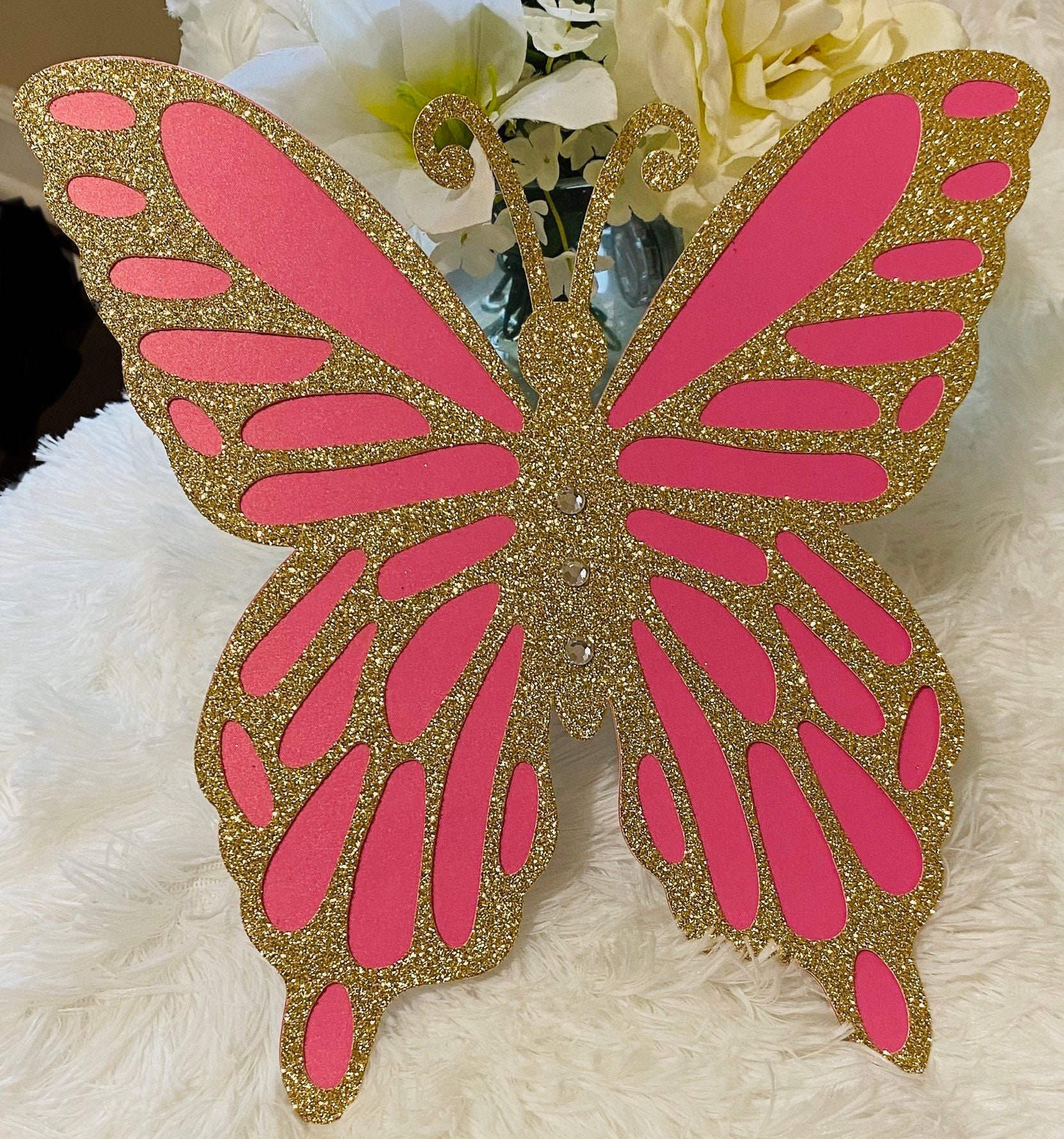 3D Butterflies Set of 8 Butterfly Backdrop Nursey Etsy