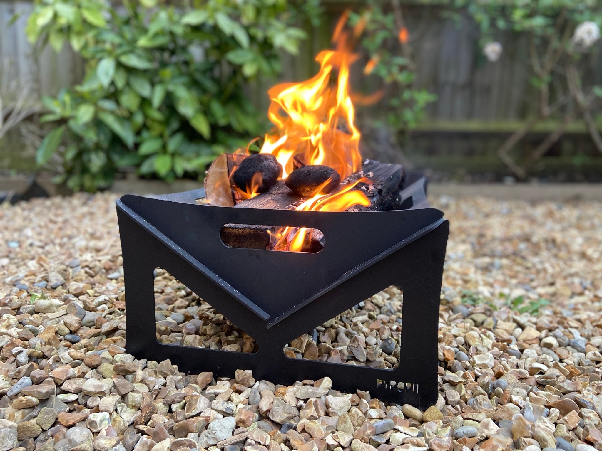 Fire Pit Collapsible Flat Firepit Etsy UK