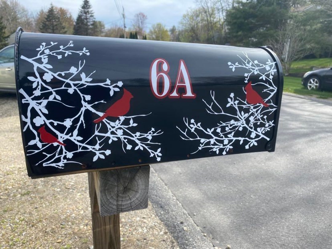 Cardinal Mailbox Etsy
