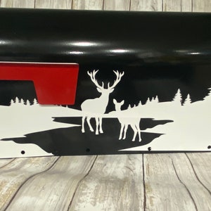 Deer and Doe mailbox