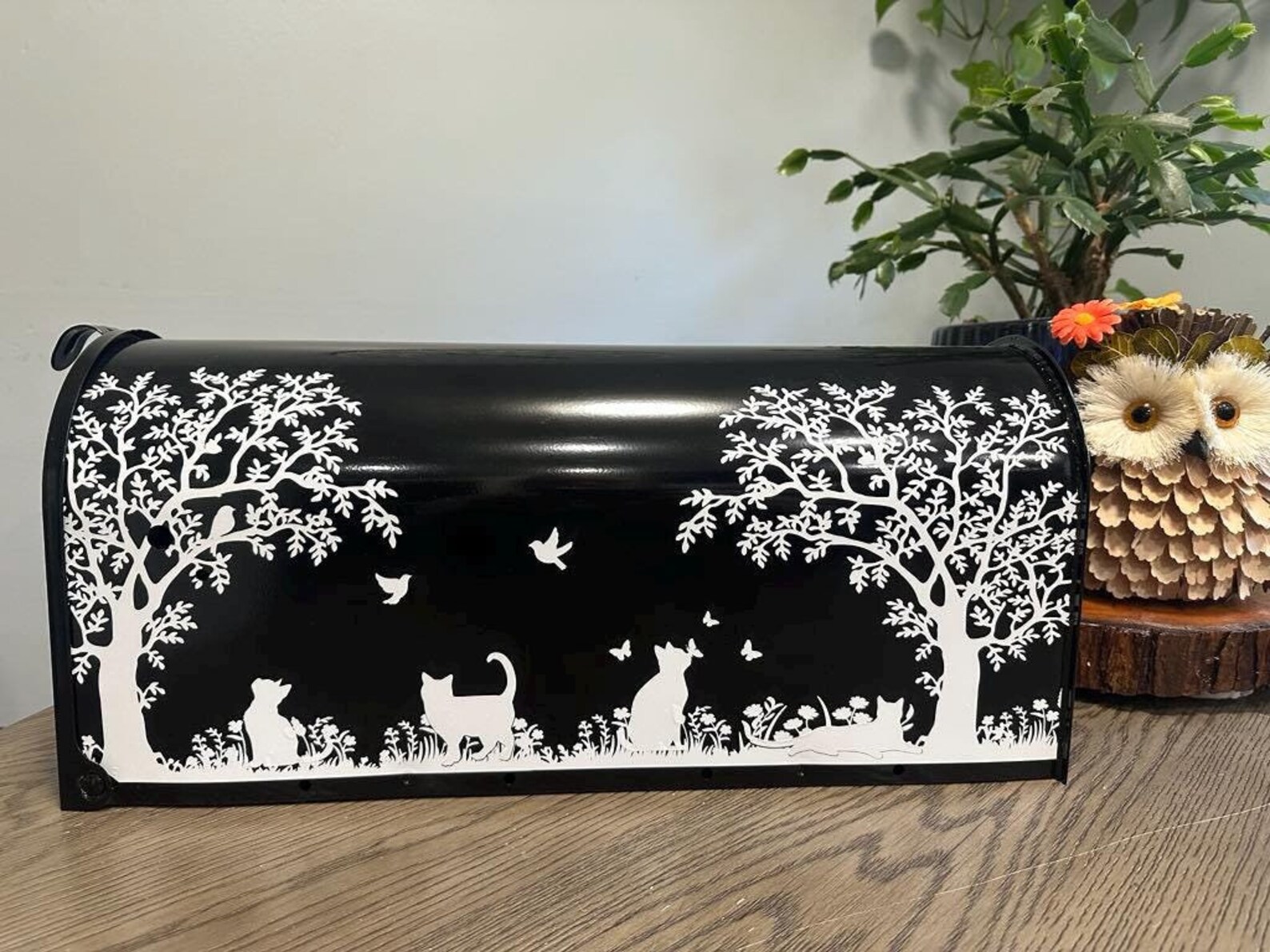 Unique Cat Garden Mailbox - Etsy
