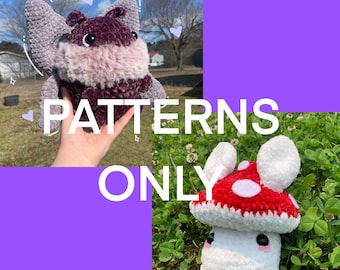 PATTERN BUNDLE Nature Creatures Crochet Plushie Pattern
