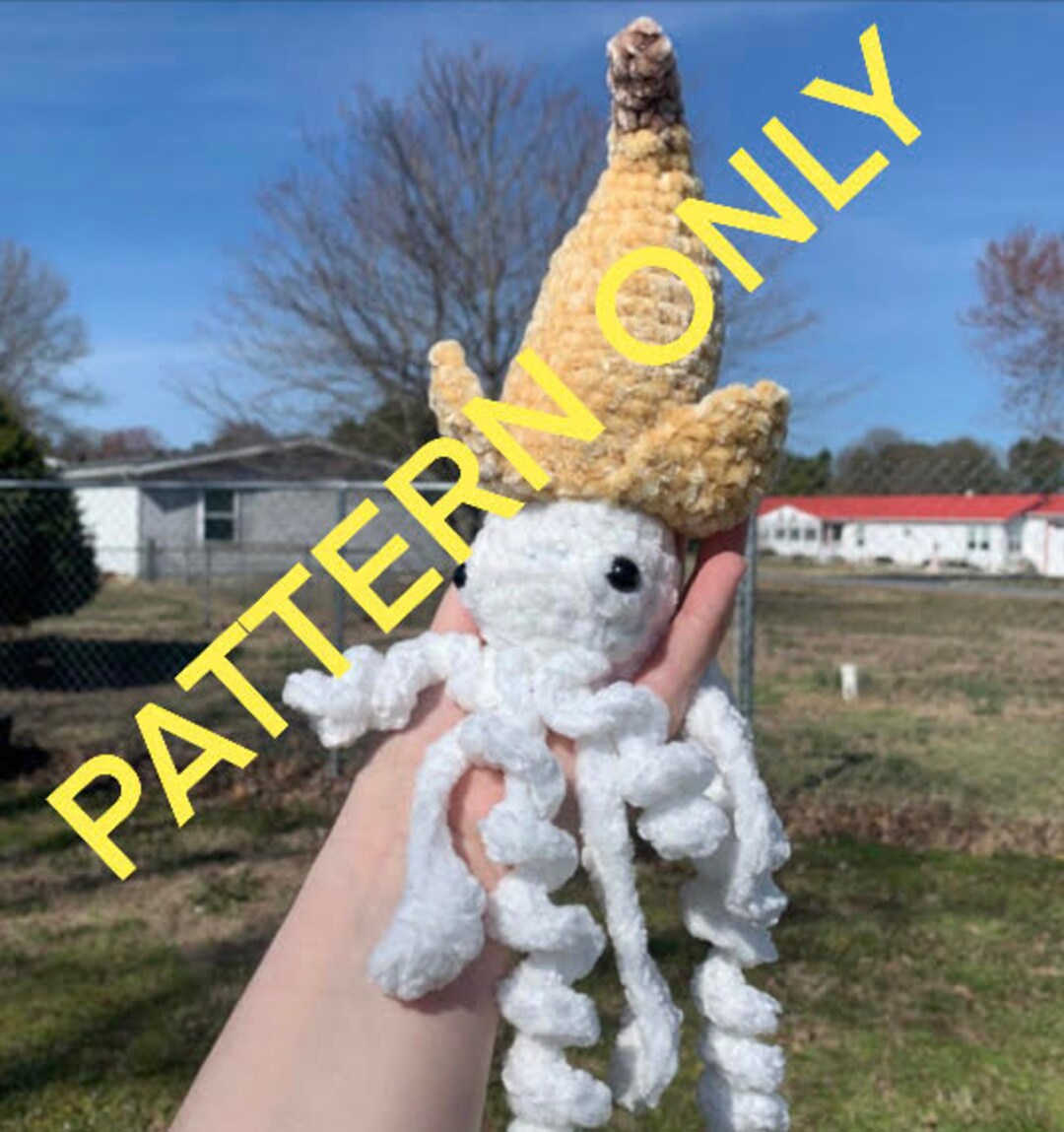 Crochet Banana Squid PATTERN - Etsy
