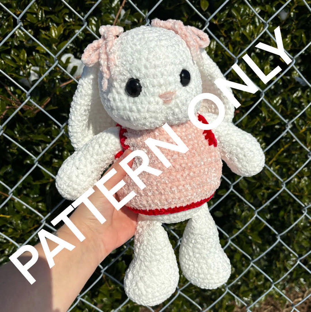 Bunny in a Sweater Vest Crochet PATTERN - Etsy