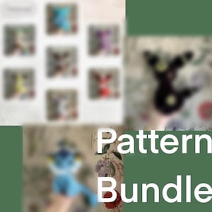 Fox Amigurumi Plushie CROCHET PATTERN BUNDLE