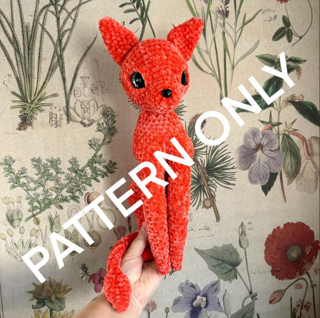 Dean the Demon Cat CROCHET Amigurumi PATTERN - Etsy