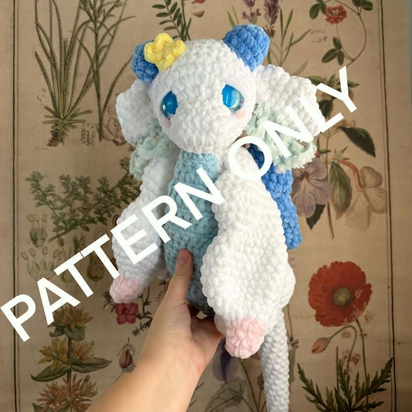 Juvia the Rain Dragon Amigurumi CROCHET PATTERN
