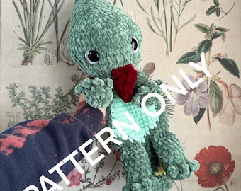 Cammy the Chameleon Snuggler Amigurumi CROCHET PATTERN