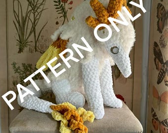 Lucy the Celestial Dragon AMIGURUMI CROCHET PATTERN