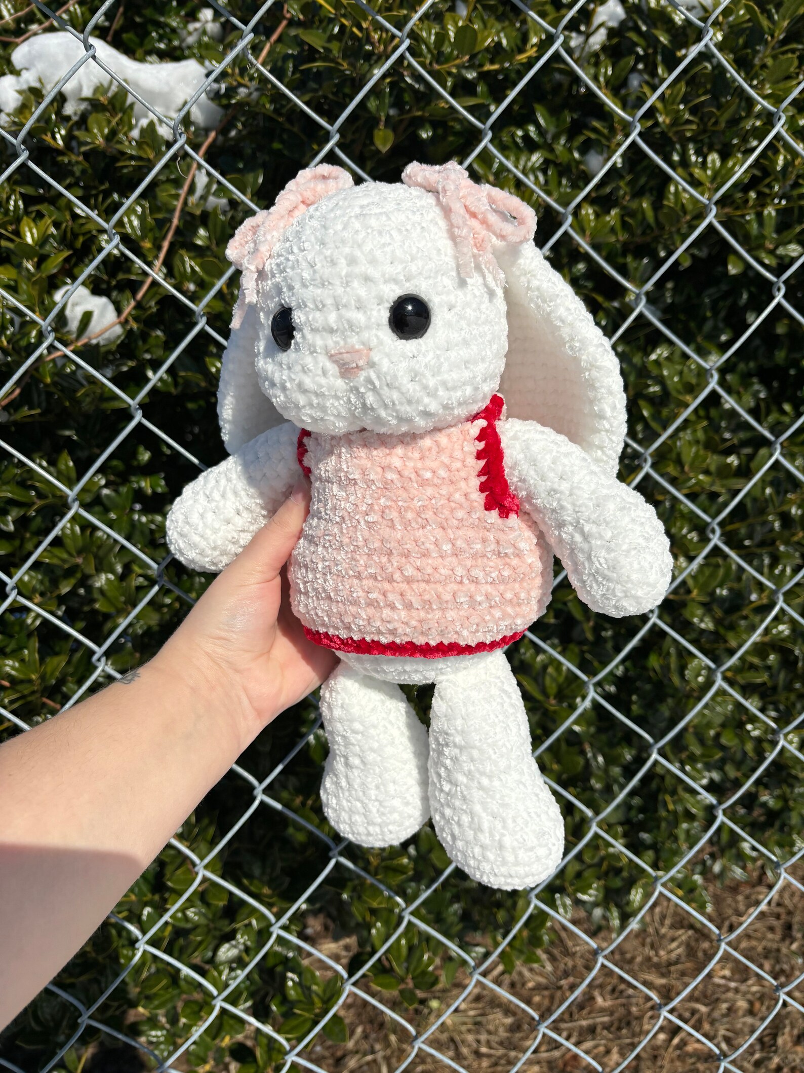 Bunny in a Sweater Vest Crochet PATTERN - Etsy
