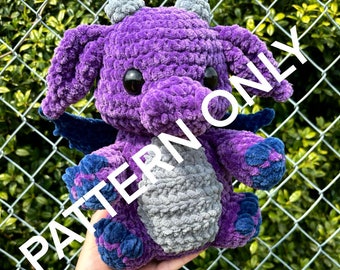 Carla the Chunky Dragon Crochet PATTERN