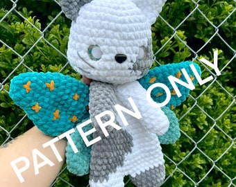 Crochet PATTERN amigurumi Fairy Cat