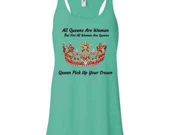 SOLC Queen Pick Up Your Crown Bella Flowy Tank Top