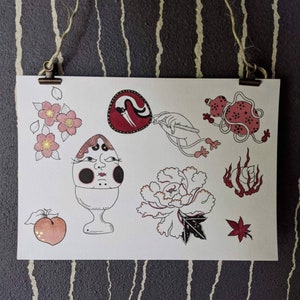 Limited run, Japanese inspired prints
