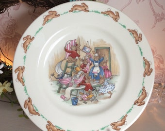 Vintage Bunnykins Decorative 5.5" Plate