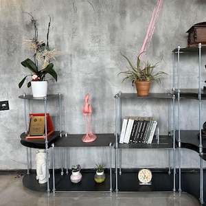 Modular Metal Shelving Unit – Adjustable, Durable, and Stylish Storage & Decoration Solution