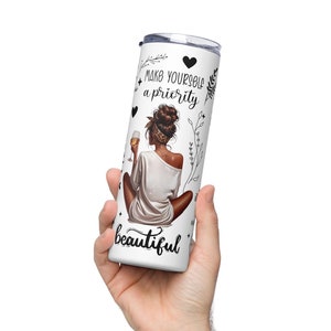 Black Woman Affirmation 20 oz Stainless Steel Tumbler